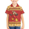 Blaziken Pokemon Hawaiian Shirt Anime Pixel Christma Pattern 5.jpg