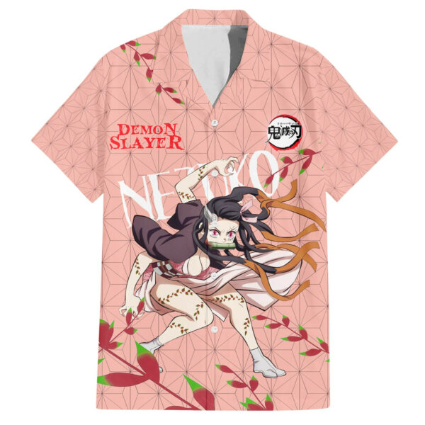 Demon Nezuko Kamado Demon Slayer Hawaiian Shirt Anime 1.jpg