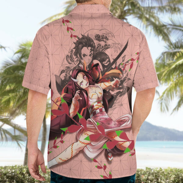 Demon Nezuko Kamado Demon Slayer Hawaiian Shirt Anime 4.jpg
