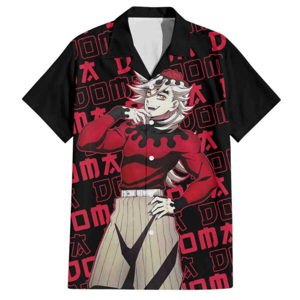 Doma Demon Slayer Hawaiian Shirt Anime Mix Pattern 1.jpg