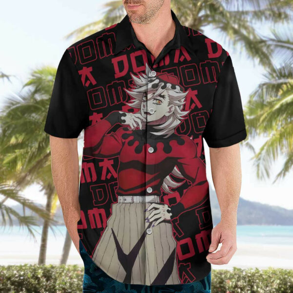 Doma Demon Slayer Hawaiian Shirt Anime Mix Pattern 3.jpg