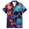 Fantasy Skull with Butterflies Hawaiian Shirt Love me or hate me im still gonna shine 2.jpg