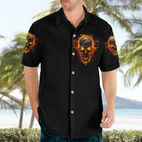 Flame Skull Hawaiian Shirt I Can Fix Stupid But That Hurt 4.jpg