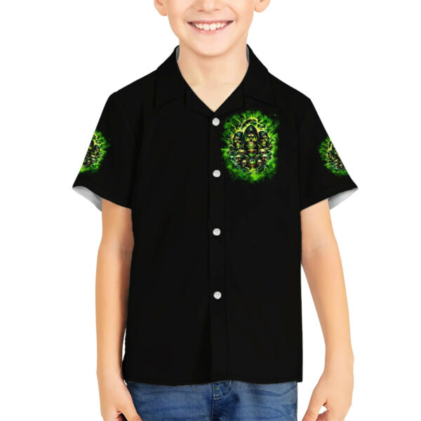 Flame Skull Hawaiian Shirt I Have 3 Sides Quite Sweet Funny Crazy 5.jpg