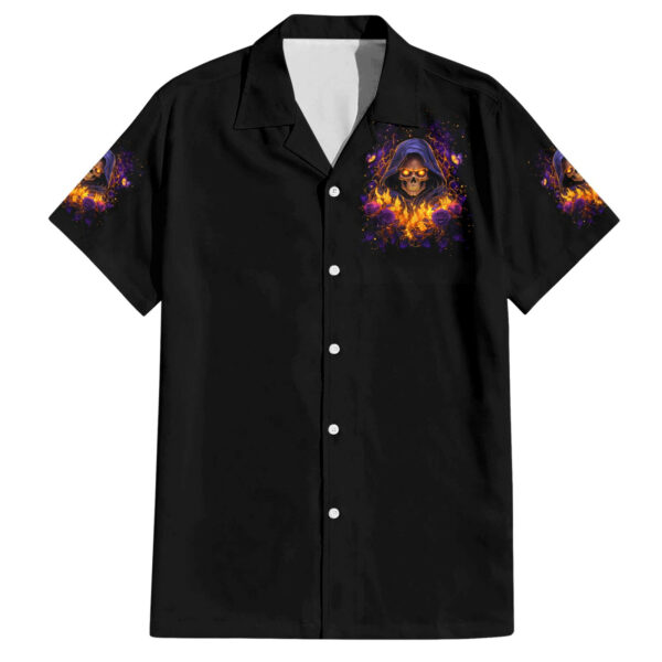 Flame Skull Hawaiian Shirt I Talk I Smite But Be Careful When I Silent 2.jpg
