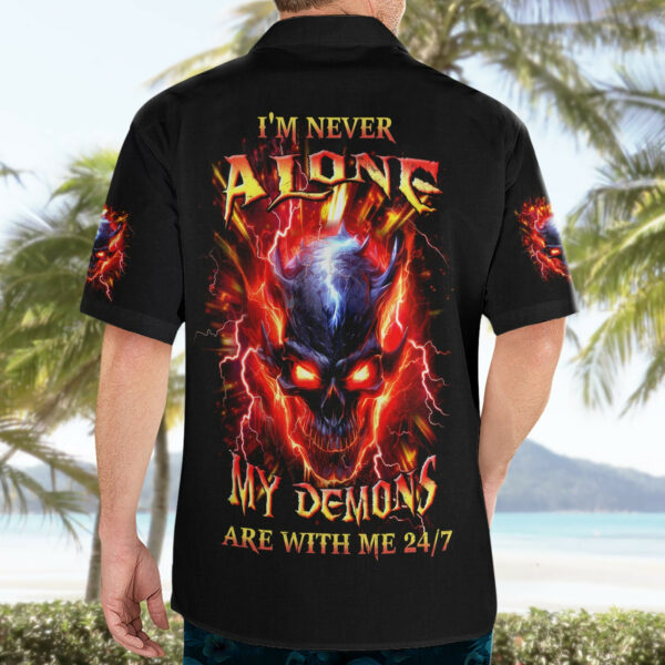 Flame Skull Hawaiian Shirt Im Never Alone My Demons Are With Me 247 4.jpg