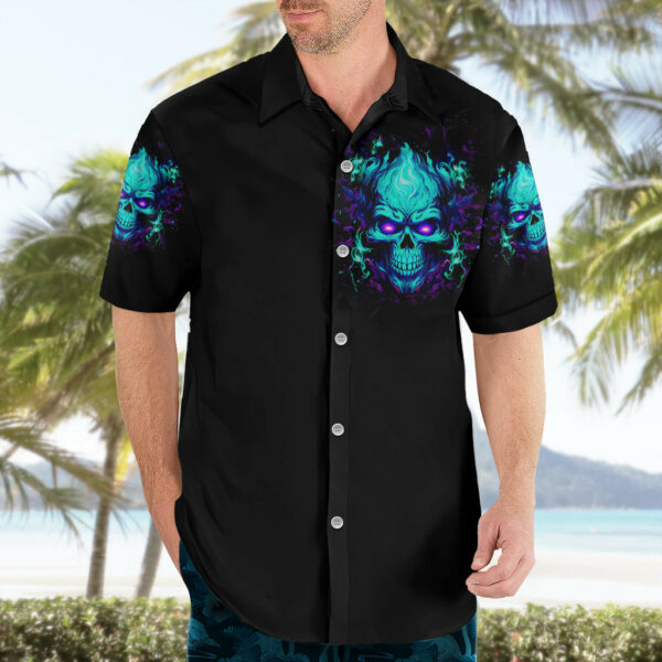 Flame Skull Hawaiian Shirt Im Never Alone My Demons With Me 247 4.jpg