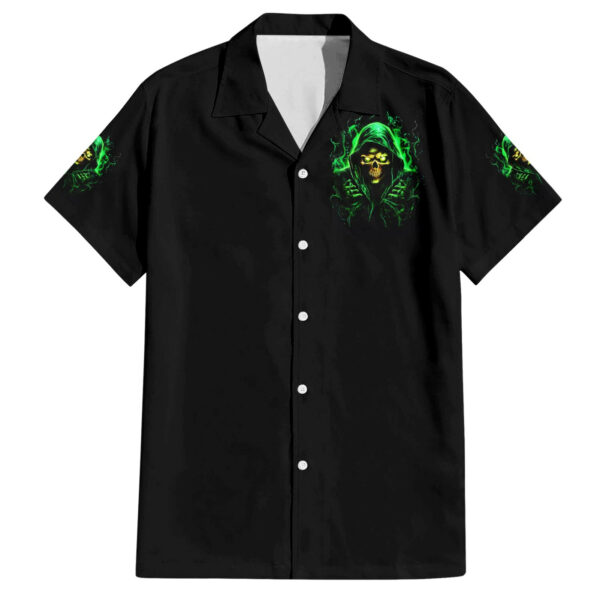 Flame Skull Hawaiian Shirt Of Course Im Going To Hell Im Just Here To Pick You Up 2.jpg
