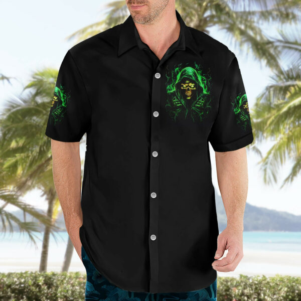 Flame Skull Hawaiian Shirt Of Course Im Going To Hell Im Just Here To Pick You Up 3.jpg