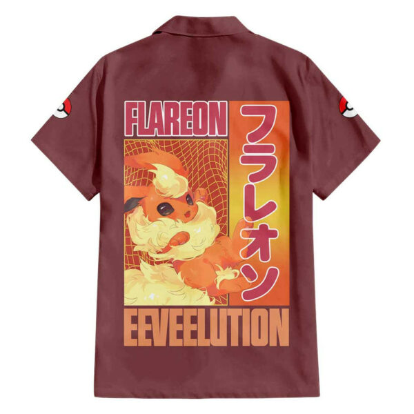 Flareon Pokemon Hawaiian Shirt Anime 2.jpg