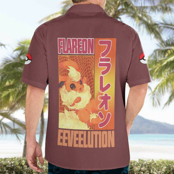 Flareon Pokemon Hawaiian Shirt Anime 4.jpg
