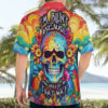 Floral Skull Hawaiian Shirt Im Blunt because god rolled me that way 4.jpg