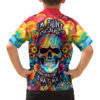 Floral Skull Hawaiian Shirt Im Blunt because god rolled me that way 6.jpg