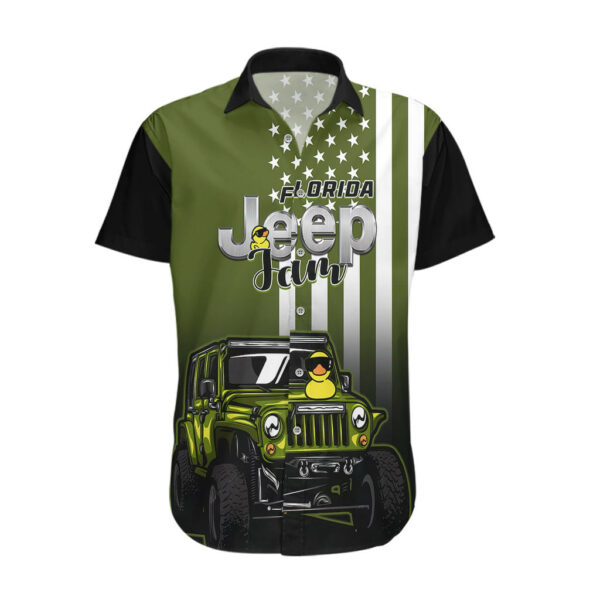 Florida Jeep Jam 2023 With Duck Hawaiian Shirt Green Verison 1.jpg