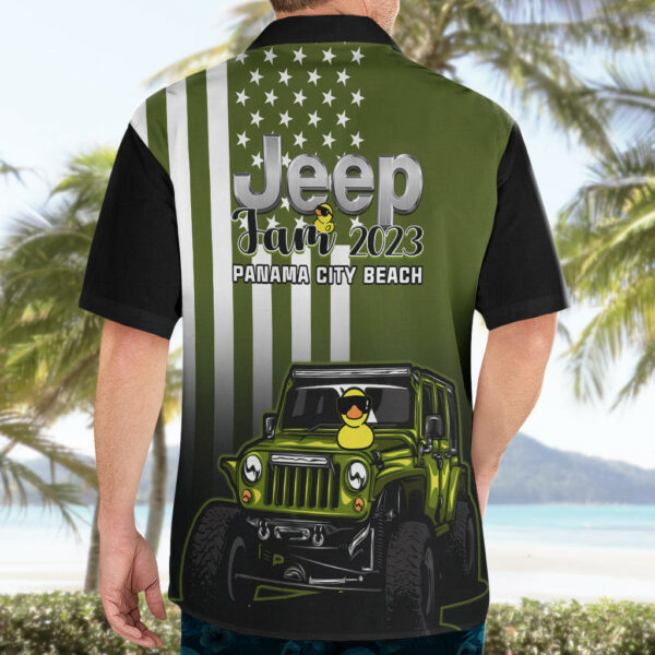Florida Jeep Jam 2023 With Duck Hawaiian Shirt Green Verison 5.jpg