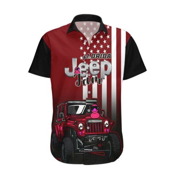 Florida Jeep Jam 2023 With Duck Hawaiian Shirt Red Verison 1.jpg