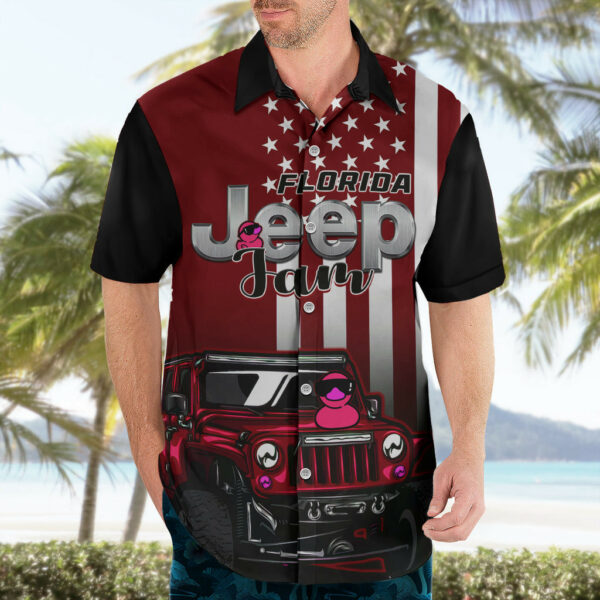 Florida Jeep Jam 2023 With Duck Hawaiian Shirt Red Verison 4.jpg