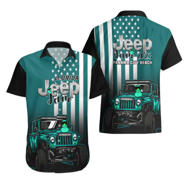 Florida Jeep Jam 2023 With Duck Hawaiian Shirt Turquoise Verison 3.jpg