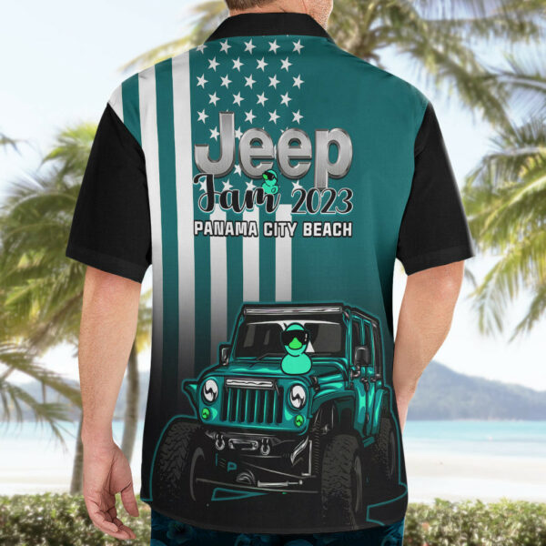 Florida Jeep Jam 2023 With Duck Hawaiian Shirt Turquoise Verison 5.jpg