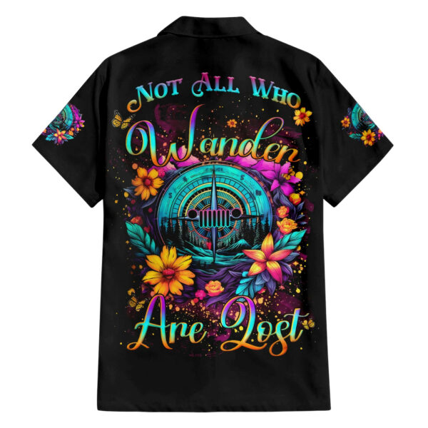 Flower Jeep Hawaiian Shirt Not All Who Wander Are Lost 1.jpg