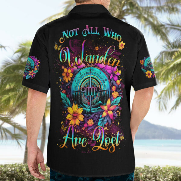 Flower Jeep Hawaiian Shirt Not All Who Wander Are Lost 4.jpg