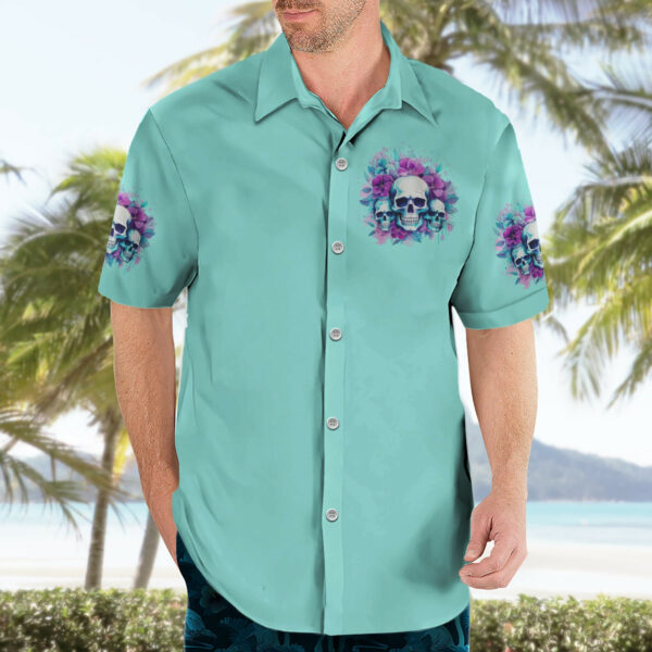 Flower Skull Angel Hawaiian Shirt Stuck Between IDK IDC and IDGAF 3.jpg