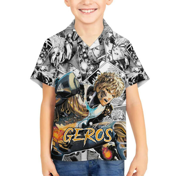 Genos One Punch Man Hawaiian Shirt Anime Mix Manga 5.jpg