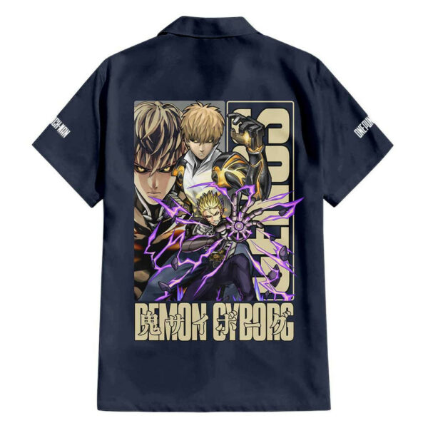 Genos S Level Hero One Punch Man Hawaiian Shirt Anime 2.jpg