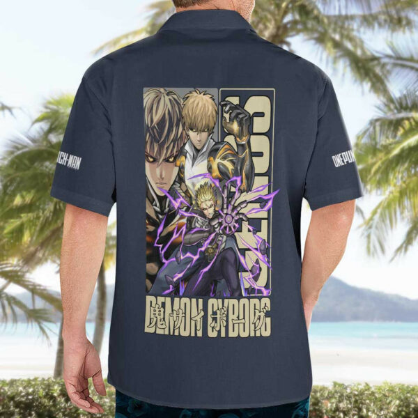 Genos S Level Hero One Punch Man Hawaiian Shirt Anime 4.jpg