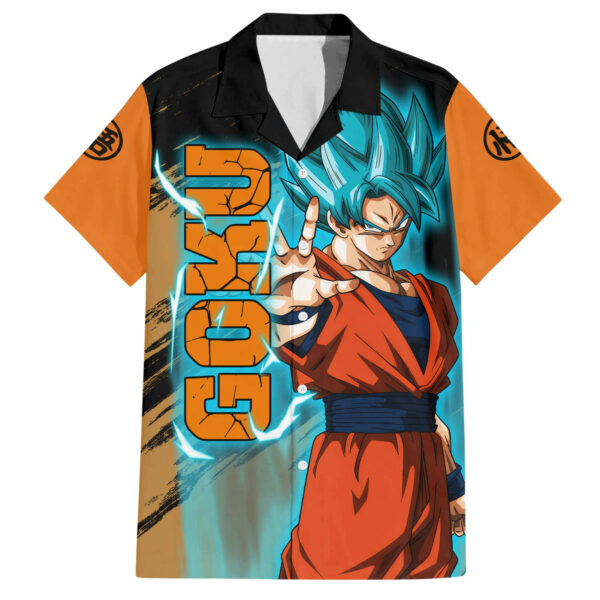 Goku Blue Anime Dragon Ball Hawaiian Shirt 1.jpg