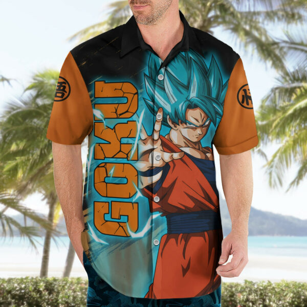Goku Blue Anime Dragon Ball Hawaiian Shirt 3.jpg
