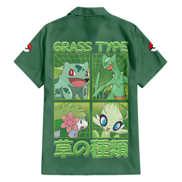 Grass Type Pokemon Hawaiian Shirt Anime 2.jpg
