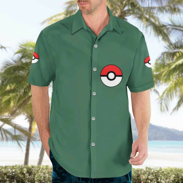 Grass Type Pokemon Hawaiian Shirt Anime 3.jpg