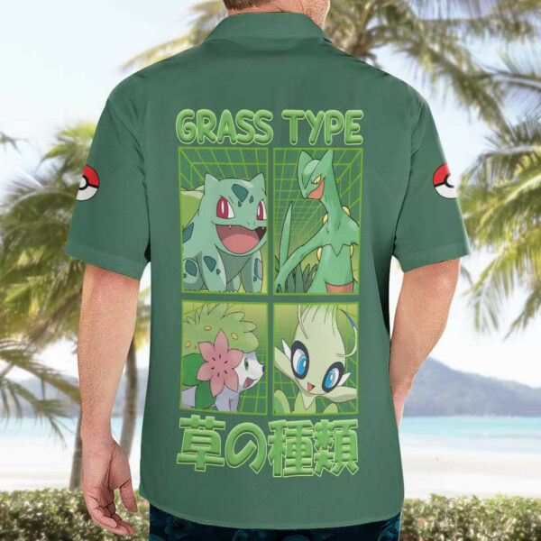 Grass Type Pokemon Hawaiian Shirt Anime 4.jpg
