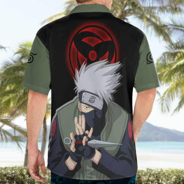 Hatake Kakashi Sharingan Eyes Hawaiian Shirt 4.jpg