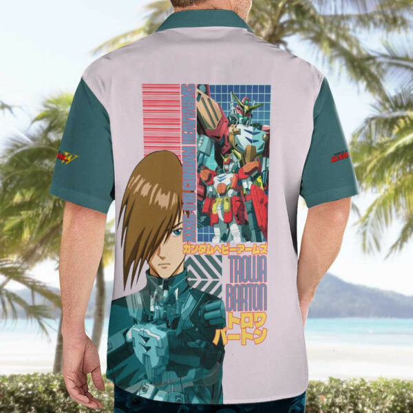Heavyarms x Trowa Barton Gundam Wing Endless Waltz Hawaiian Shirt Anime 4.jpg