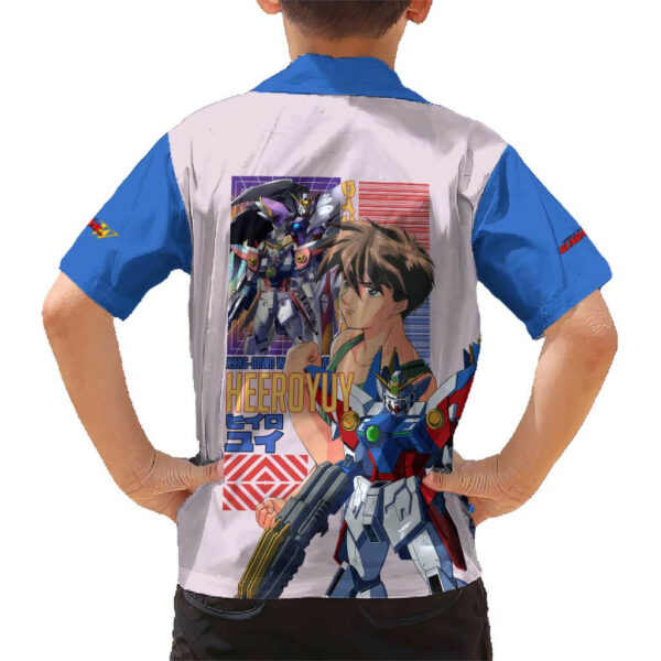 Heero Yuya x Wing Zero Gundam Wing Endless Waltz Hawaiian Shirt Anime 6.jpg