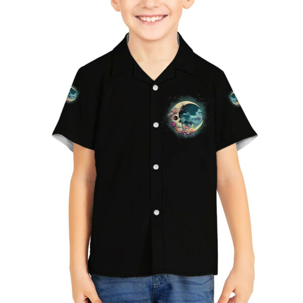 Hello Darkness My Old Friend Crescent Moon Skull Hawaiian Shirt 5.jpg