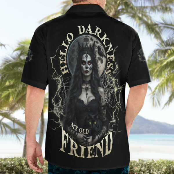Hello Darkness My Old Friend Halloween Witch Hawaiian Shirt 4.jpg