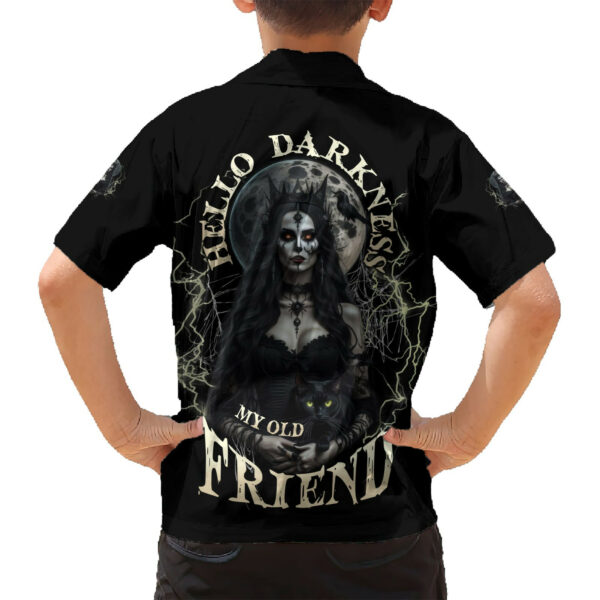 Hello Darkness My Old Friend Halloween Witch Hawaiian Shirt 6.jpg