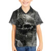 Hello Darkness My Old Friend Skull Hawaiian Shirt 5.jpg