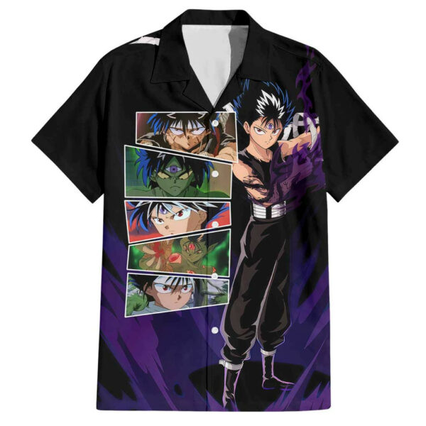 Hiei YuYu Hakusho Hawaiian Shirt Anime 1.jpg