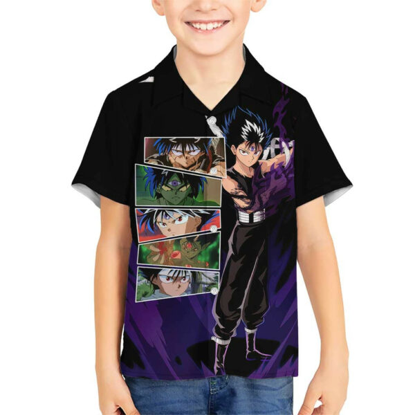 Hiei YuYu Hakusho Hawaiian Shirt Anime 5.jpg