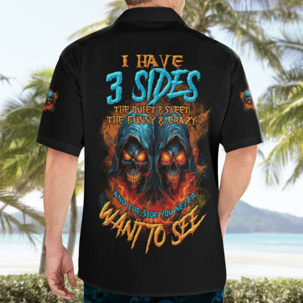 I Have 3 Sides Skull Reaper Hawaiian Shirt 4.jpg