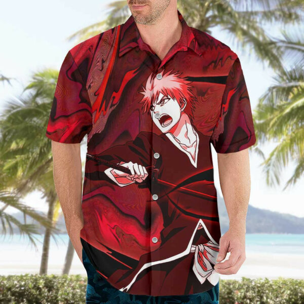 Ichigo True Shikai Bleach Hawaiian Shirt Anime Mix Trippy 3.jpg