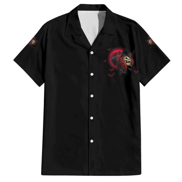 In A World Full Of Princesses Be A Witch Rose Skull Hawaiian Shirt 2.jpg