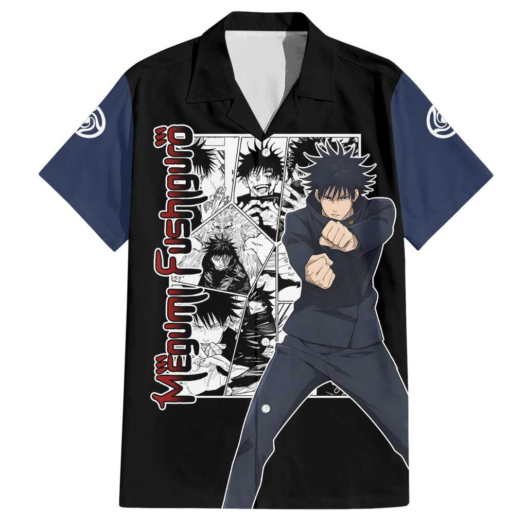 Megumi Fushiguro Jujustu Kaisen Hawaiian Shirt Anime Mix Manga 1.jpg