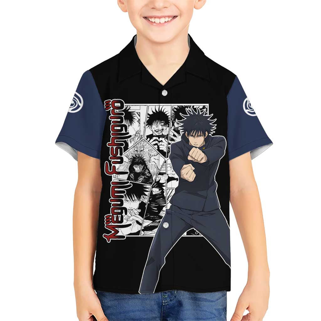 Megumi Fushiguro Jujustu Kaisen Hawaiian Shirt Anime Mix Manga 5.jpg