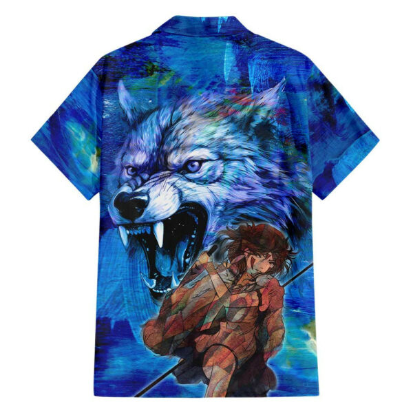 Raging Princess Mononoke Studio Ghibli Hawaiian Shirt Trippy 2.jpg
