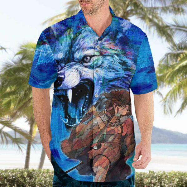 Raging Princess Mononoke Studio Ghibli Hawaiian Shirt Trippy 3.jpg